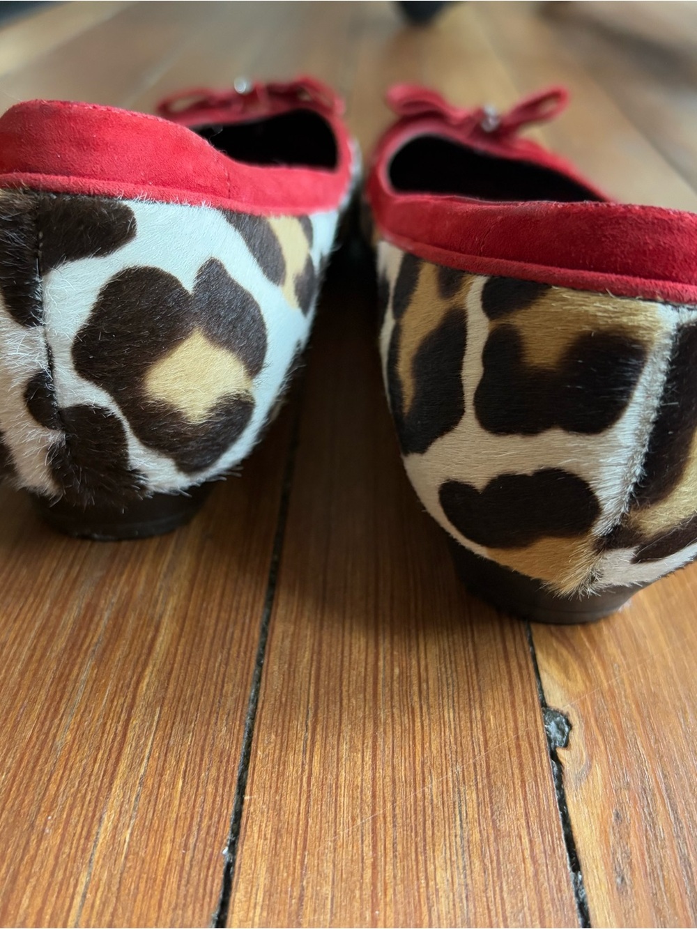 Y2k RARE Vintage Coach ocelot leopard flats - Picture 9 of 11
